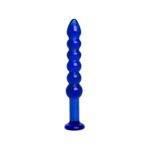 8.5" Deep Blue Anal Beads