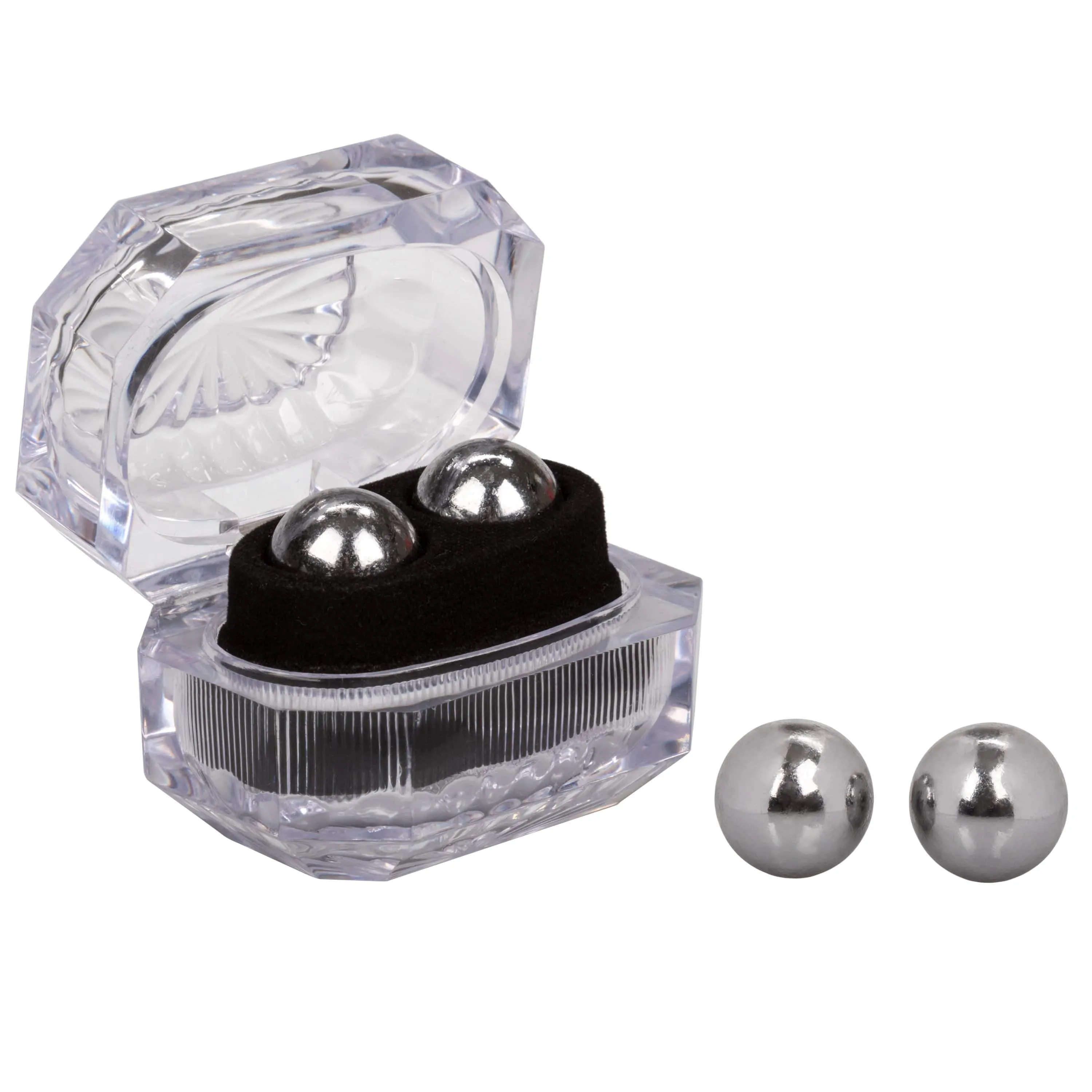 California Exotics - Silver Kegel Balls In Presentation Box (Silver)