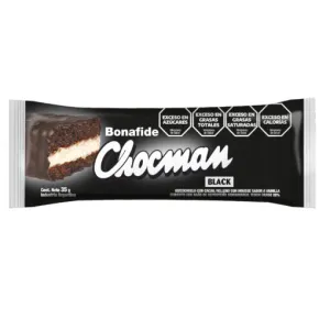 Chocman Black by Bonafide - Chocolate Sponge Cake filled with Vanilla Mousse 35g / 1.23oz