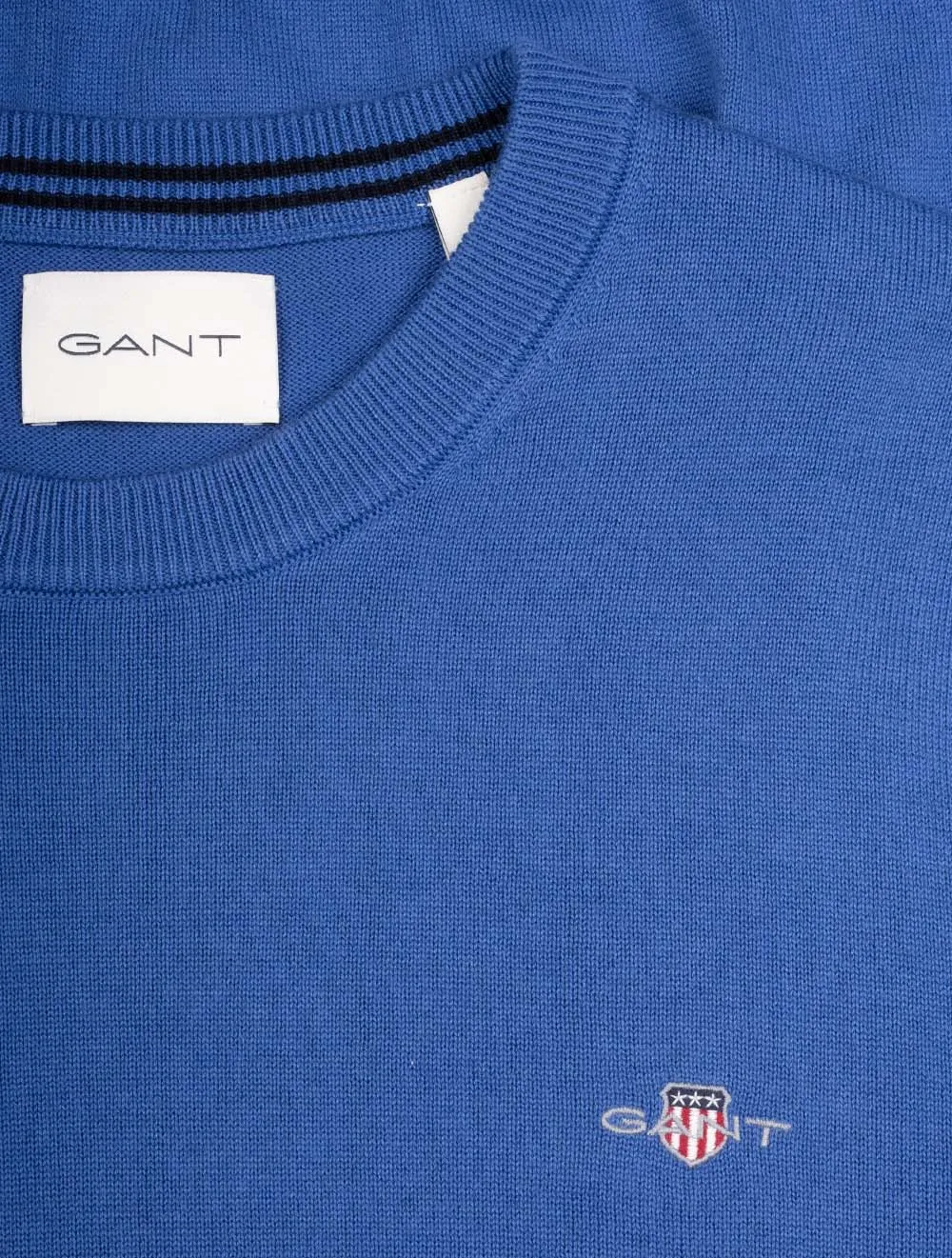 Classic Cotton Crew Neck Rich Blue