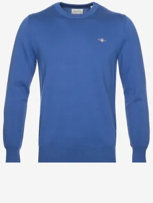 Classic Cotton Crew Neck Rich Blue