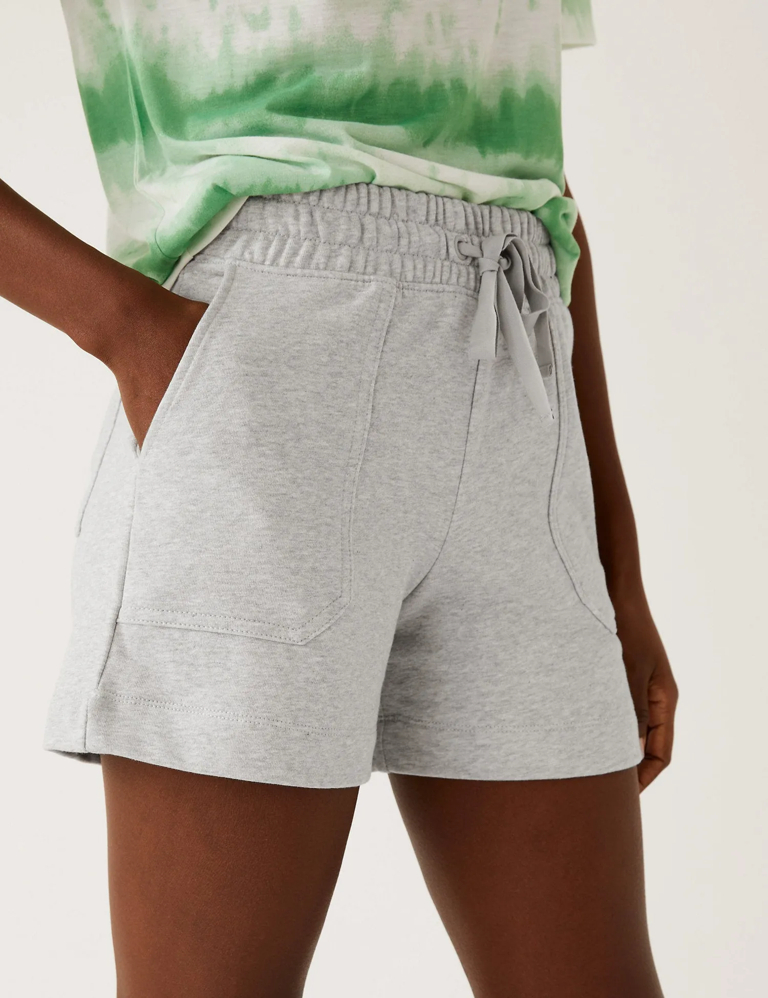 Cotton Rich Jersey Jogger Shorts