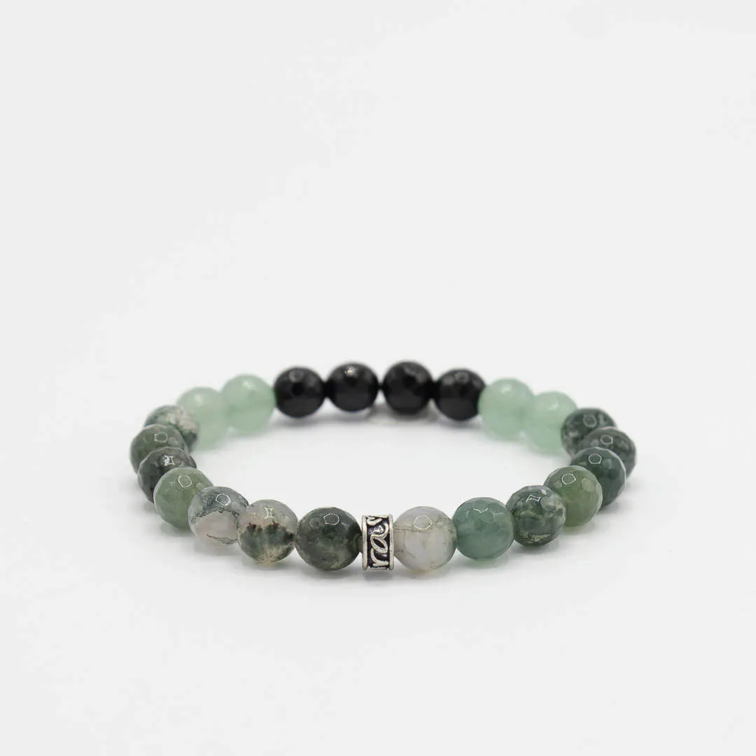 Deep Forest Gemstone Bracelet