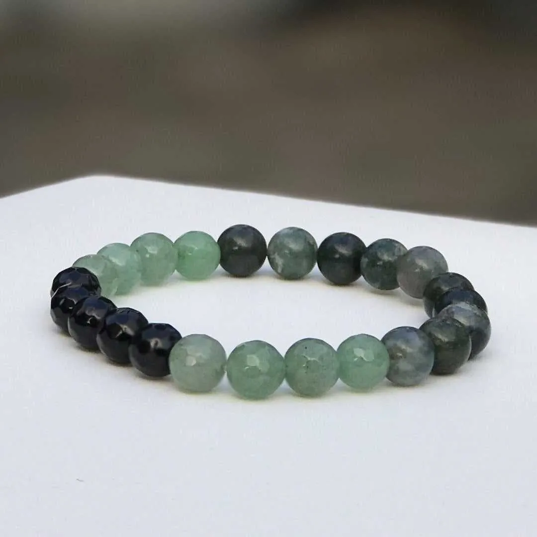 Deep Forest Gemstone Bracelet