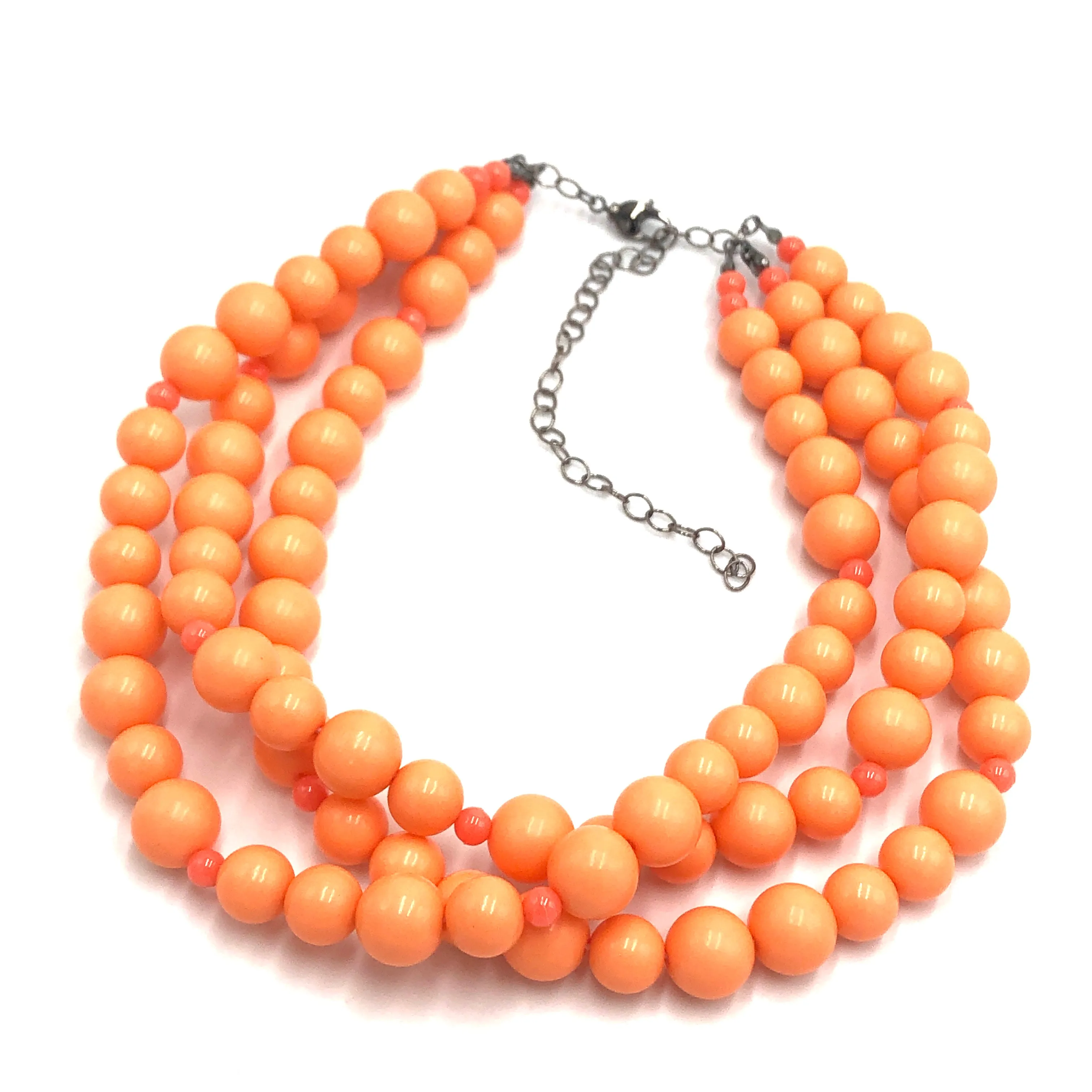 Deep Peach Morgan Necklace