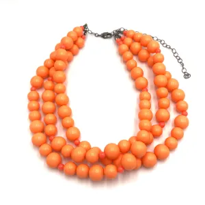 Deep Peach Morgan Necklace