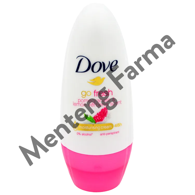 Dove Deodorant Roll On Go Fresh Pomegranate 40 ML - Sensasi Segar Aroma Delima 48 Jam