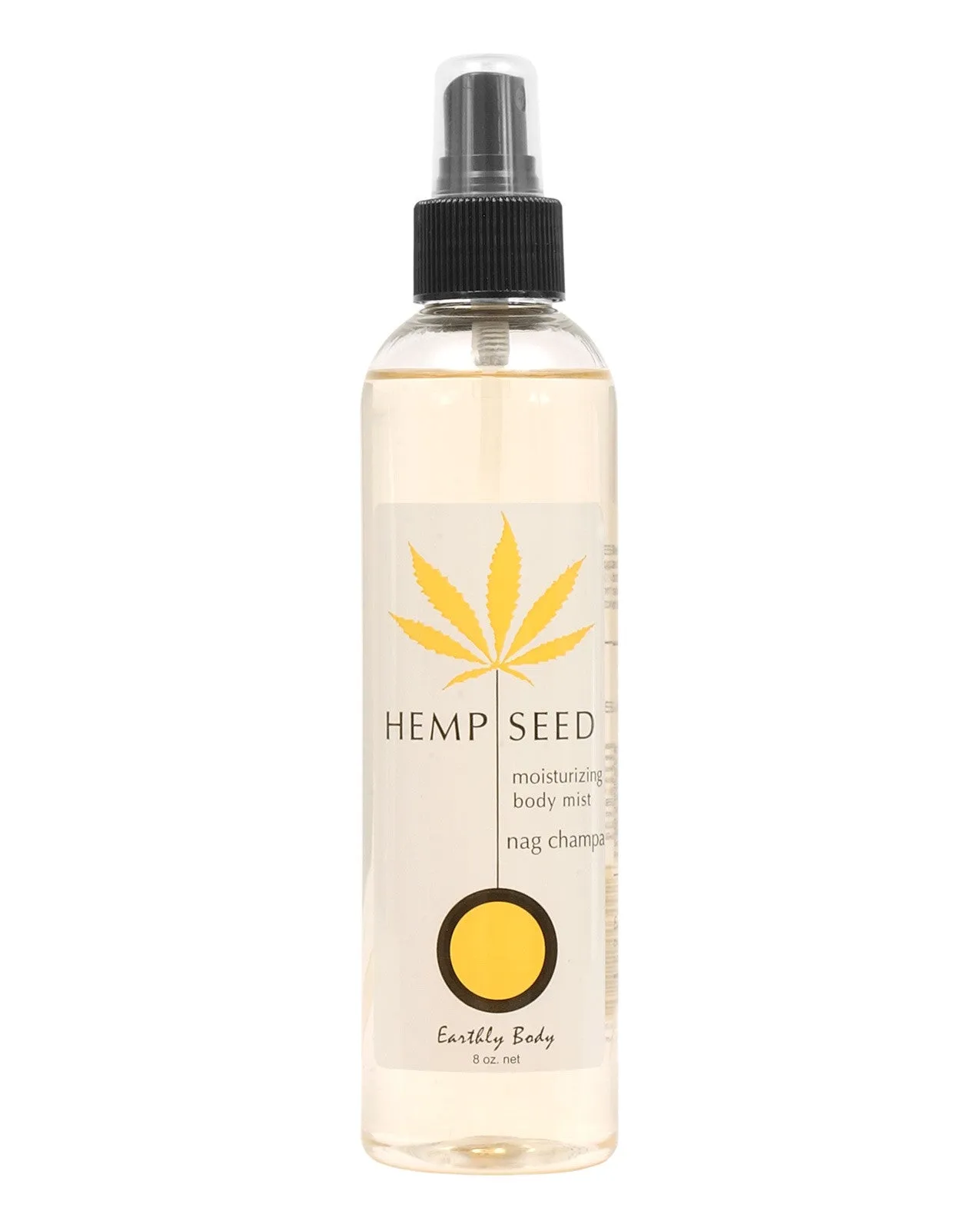 Earthly Body Hemp Seed Moisturizing Body Mist - 8 oz Nag Champa