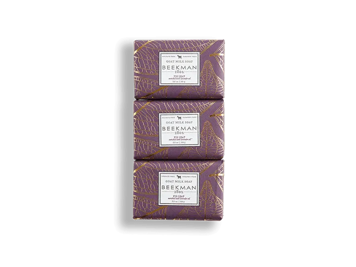 Fig Leaf 3-Pack Palm-Sized Bar Soap Set