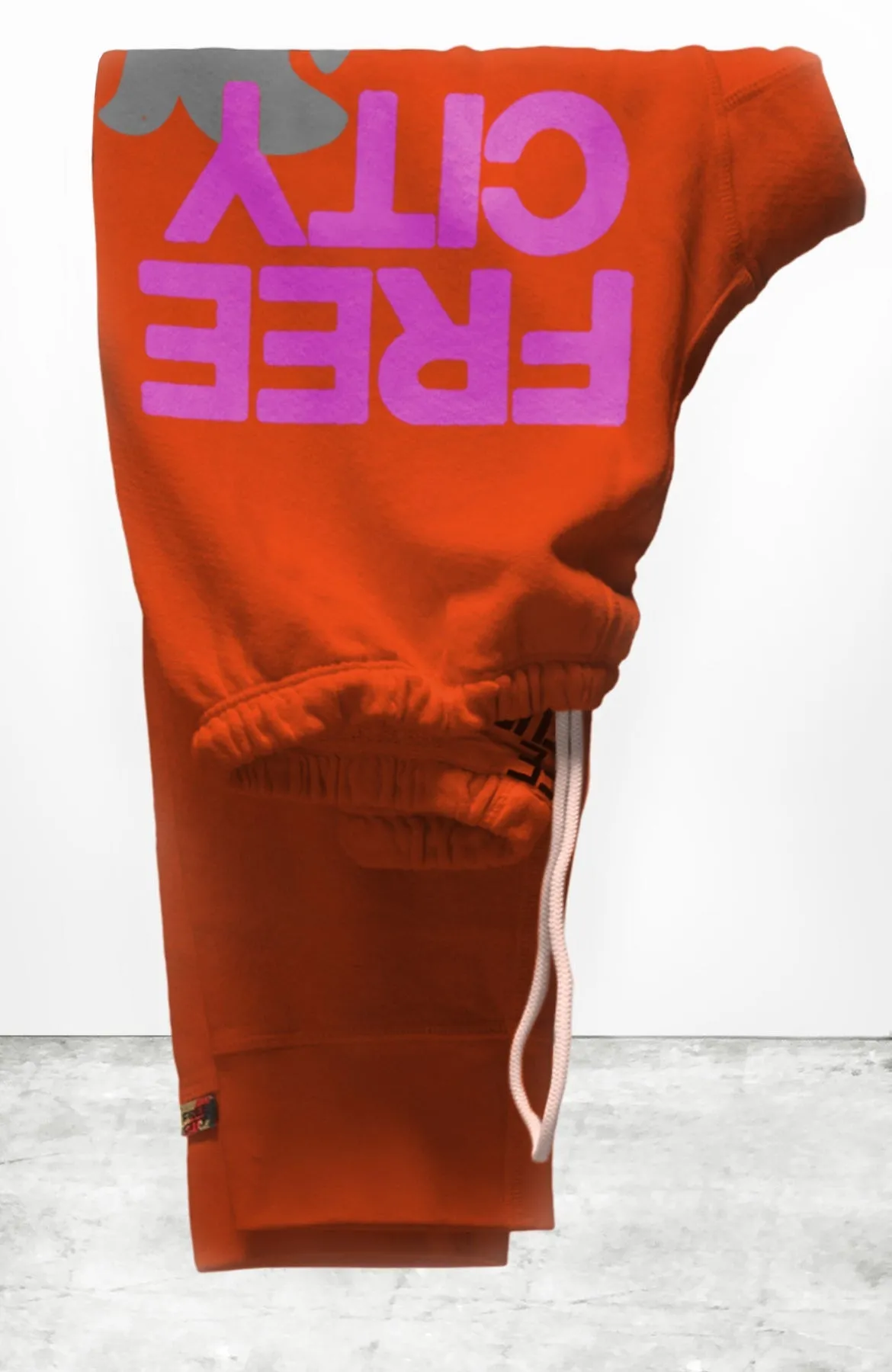 FREECITY 3/4 sweats - ORANGE MACHINE