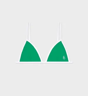 Kate Bikini Top - Verde/White