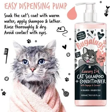 LUXURY 2 IN 1 CAT SHAMPOO & CONDITIONER