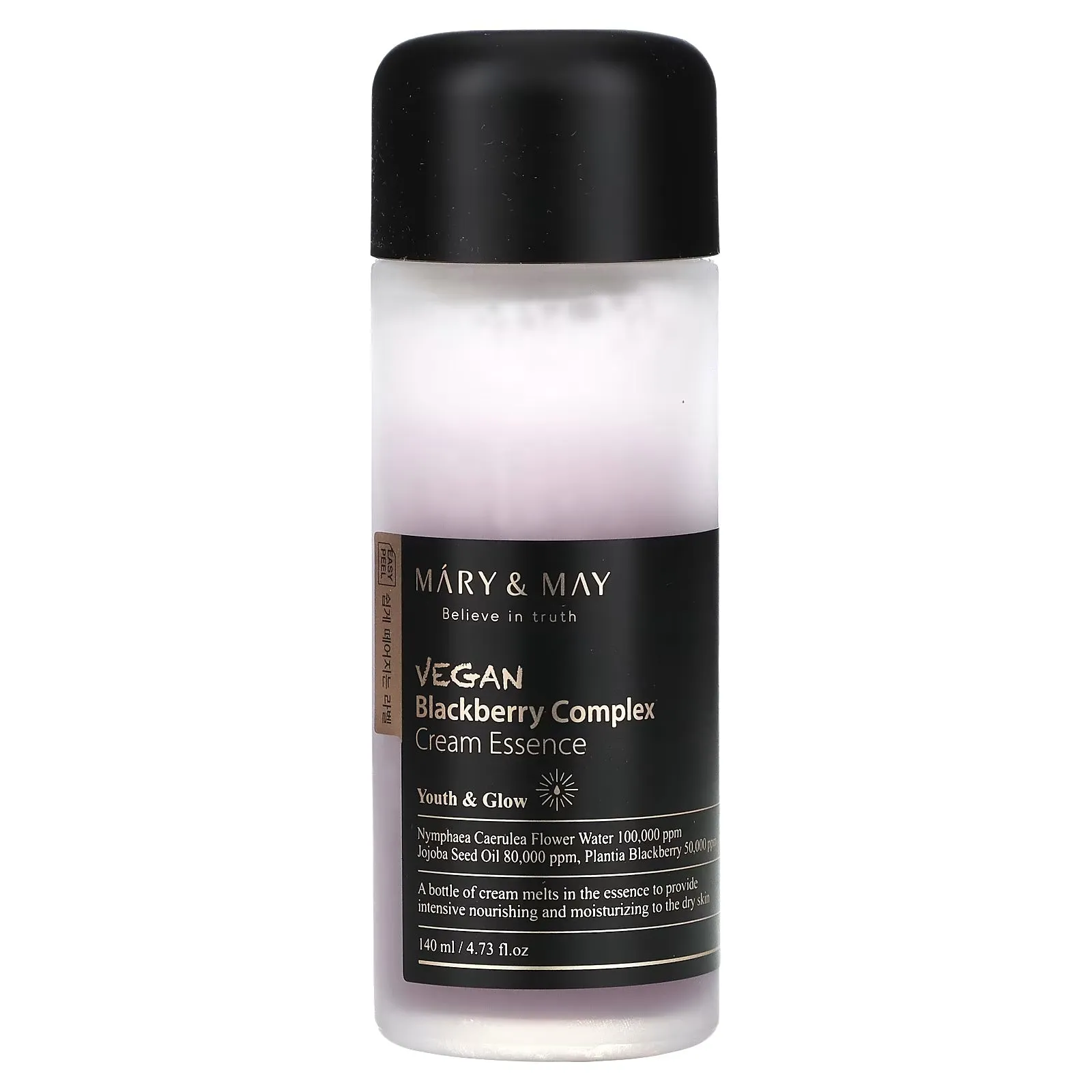 Mary & May Vegan cream essence with blackberry complex, 140ml