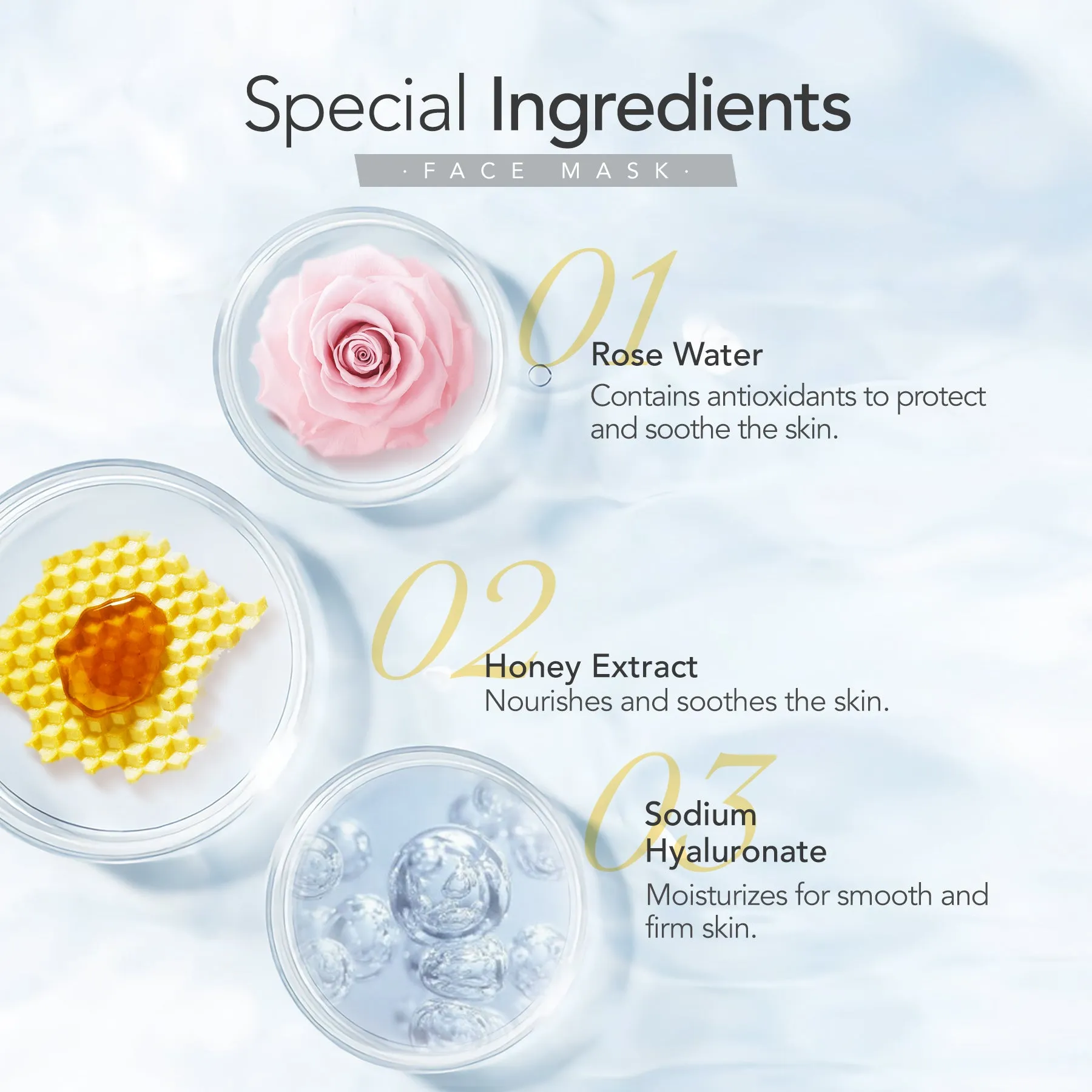 My Skin-Mate Face Mask Rose&Honey