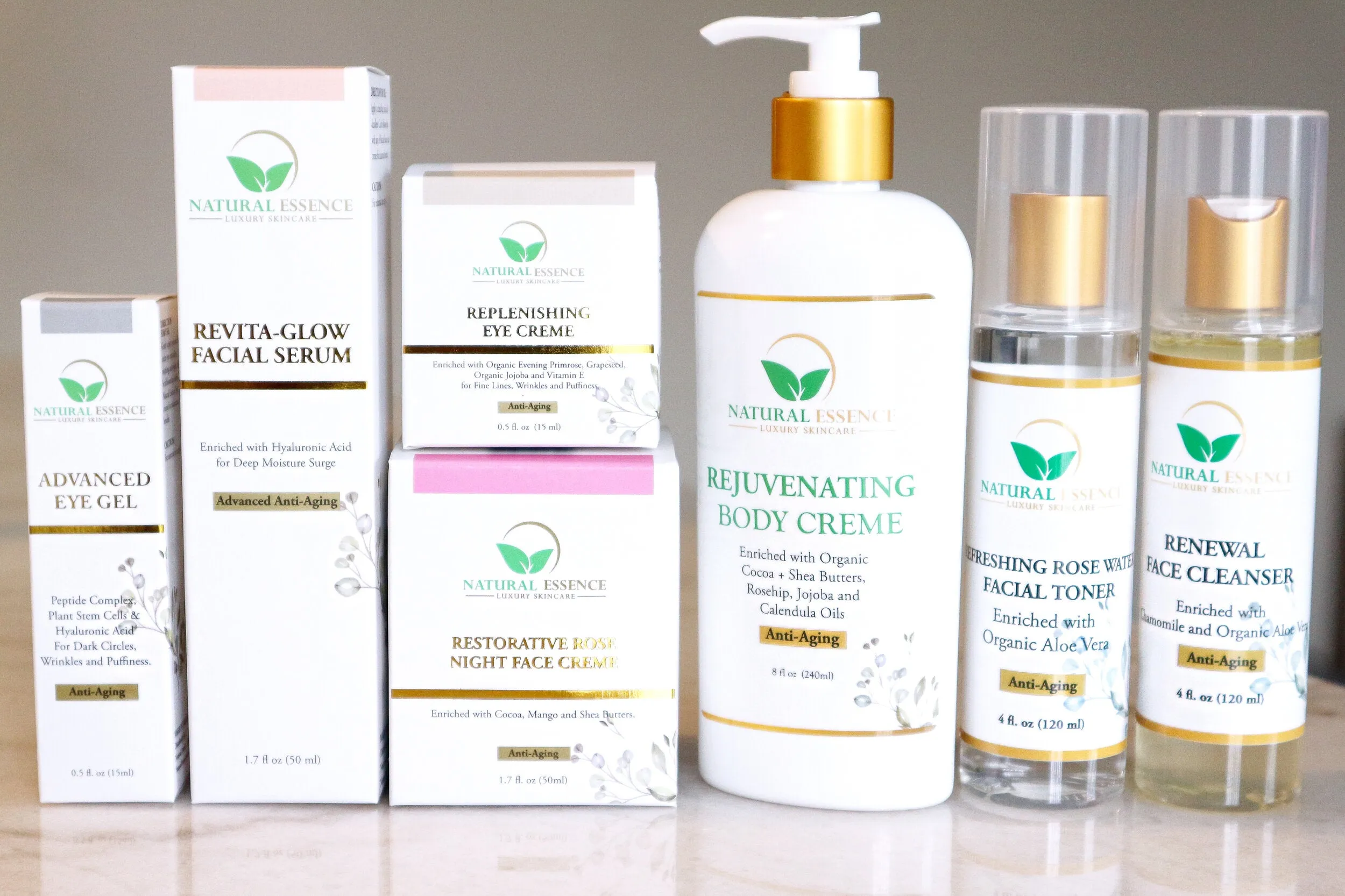 Natural Essence Skincare Gold Starter Kit