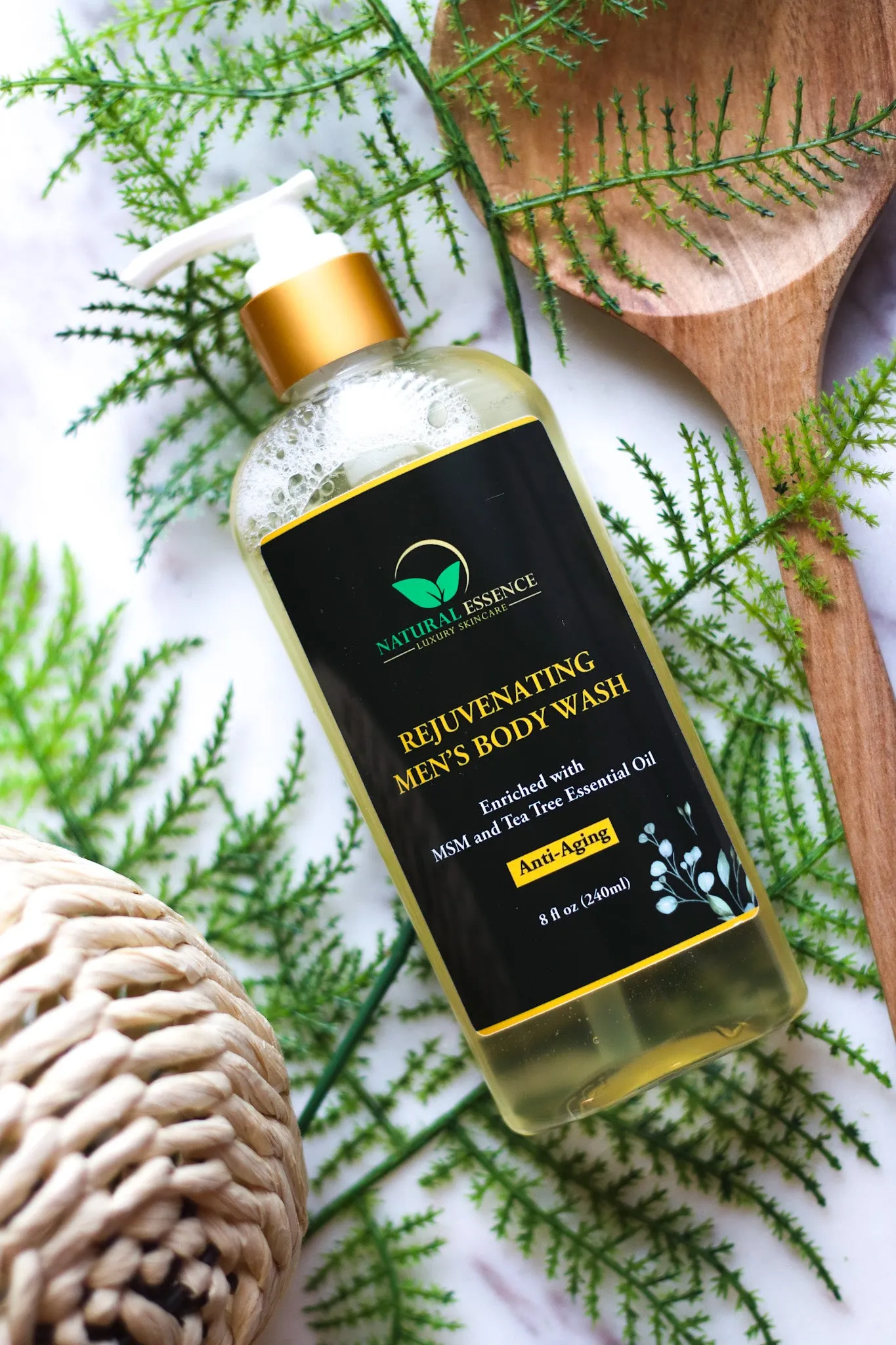 Natural Essence Skincare REJUVENATING MEN'S BODY WASH