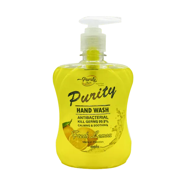 PURITY FRESH ANTIBACTERIAL LEMON HAND WASH 500ML