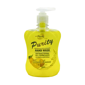 PURITY FRESH ANTIBACTERIAL LEMON HAND WASH 500ML