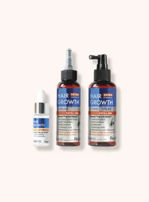 Regain Hair Bundle Set : Hair Growth Ampoule, Extra Strength Tonic Spray, Extra strength hair growth serum