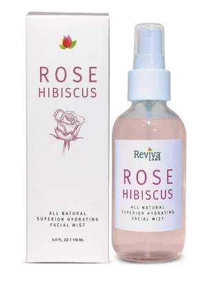 REVIVA - Rose Hibiscus Hydrating Facial Mist - 4 fl. oz. (118 ml)