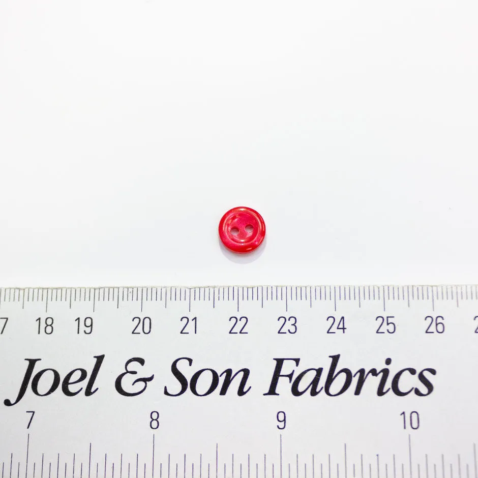 Rich Red Shirting Button