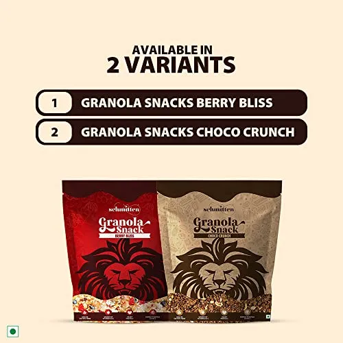 Schmitten Granola Snack (Berry Bliss, 250g X 1 Pouch)