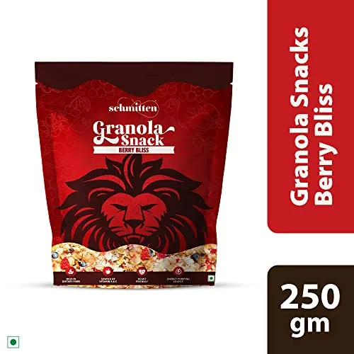 Schmitten Granola Snack (Berry Bliss, 250g X 1 Pouch)