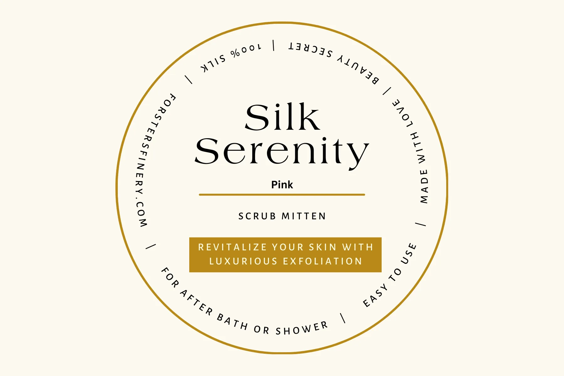 Silk Serenity Scrub Mitten