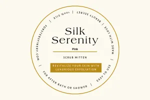 Silk Serenity Scrub Mitten