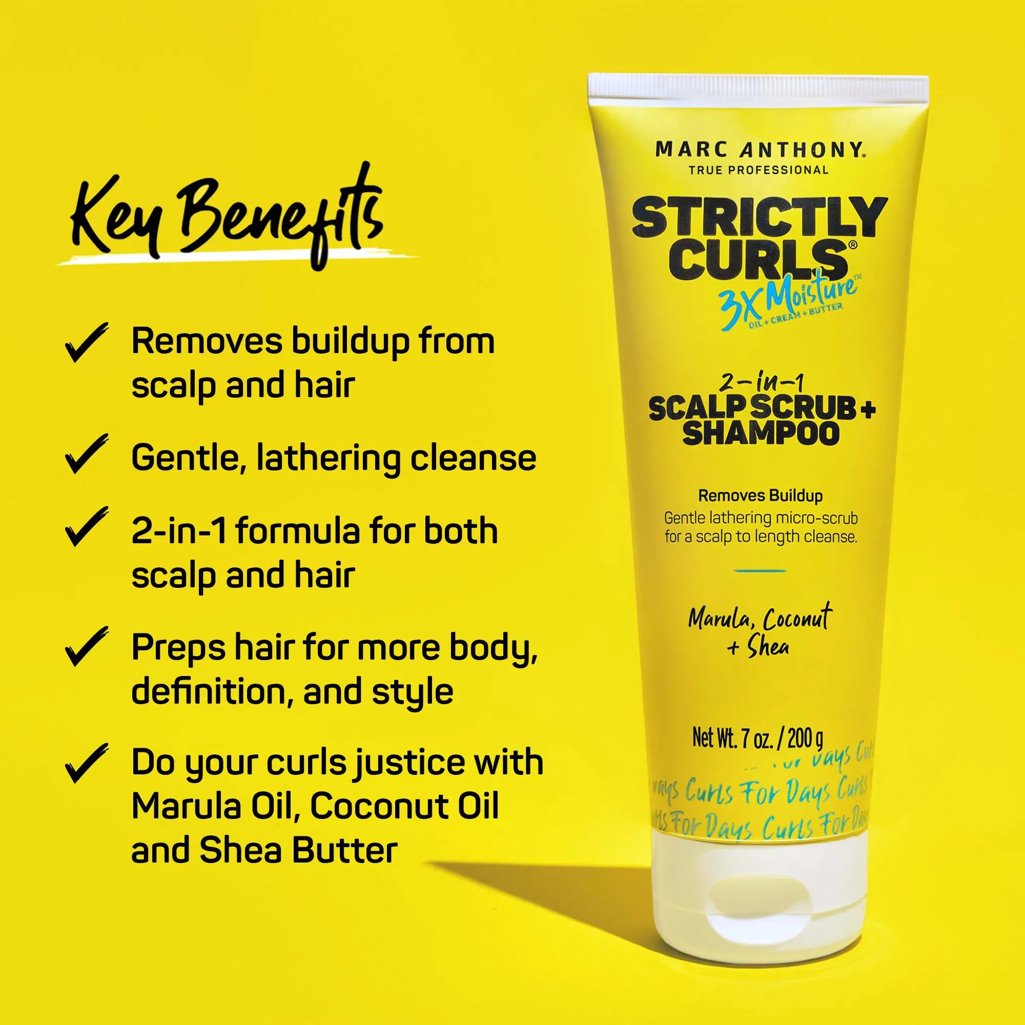 Strictly Curls® 3X Moisture <br> 2-In-1 Scalp Scrub   Shampoo