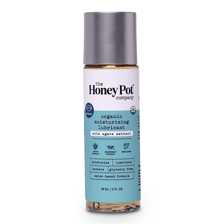 The Honey Pot Organic Water Based Agave Lube 2 oz Liquid