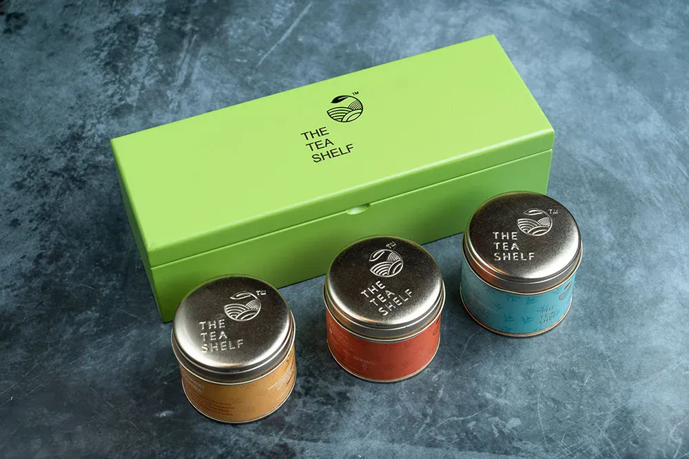 The Tea Shelf Fern Tea Gift Box | Pack of 3