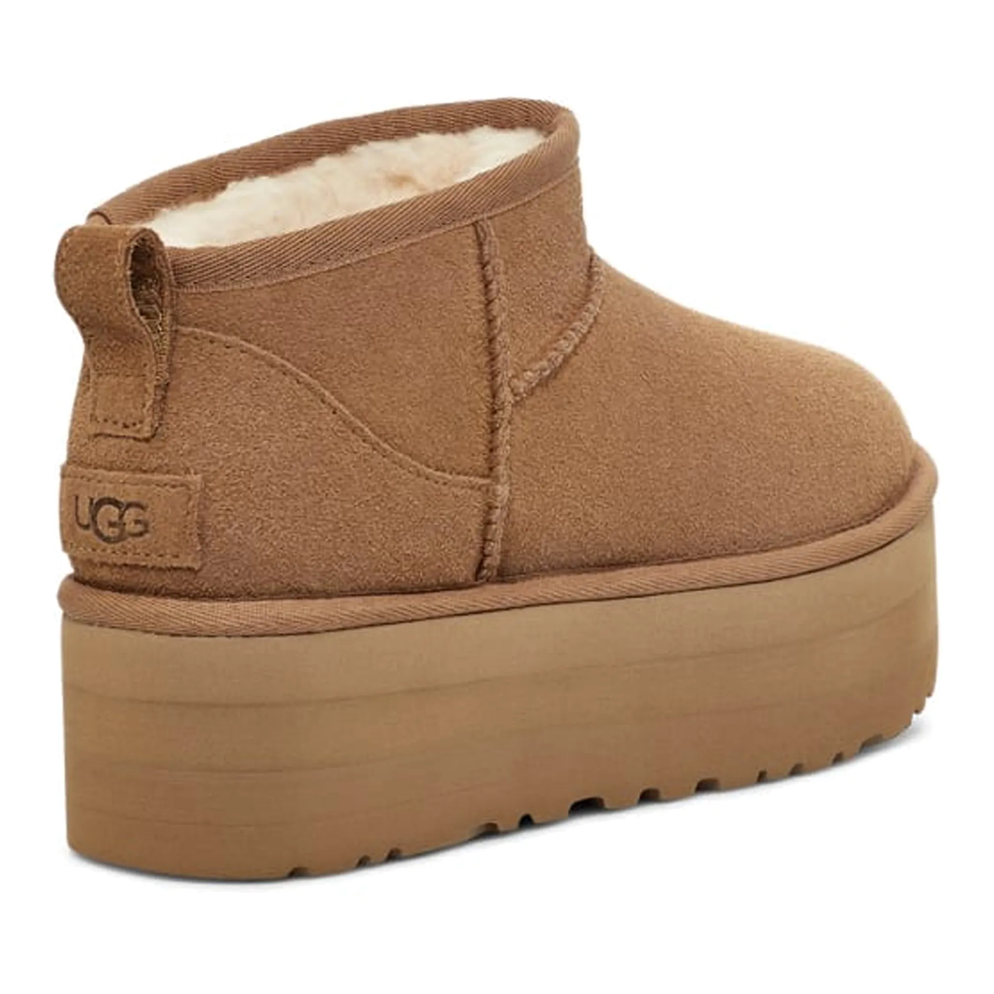 UGG Womens Classic Ultra Mini Platform Chestnut